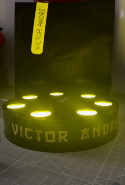 EXHIBIDOR LED ESFERAS 3.5CM | 4.5CM PERSONALIZADO